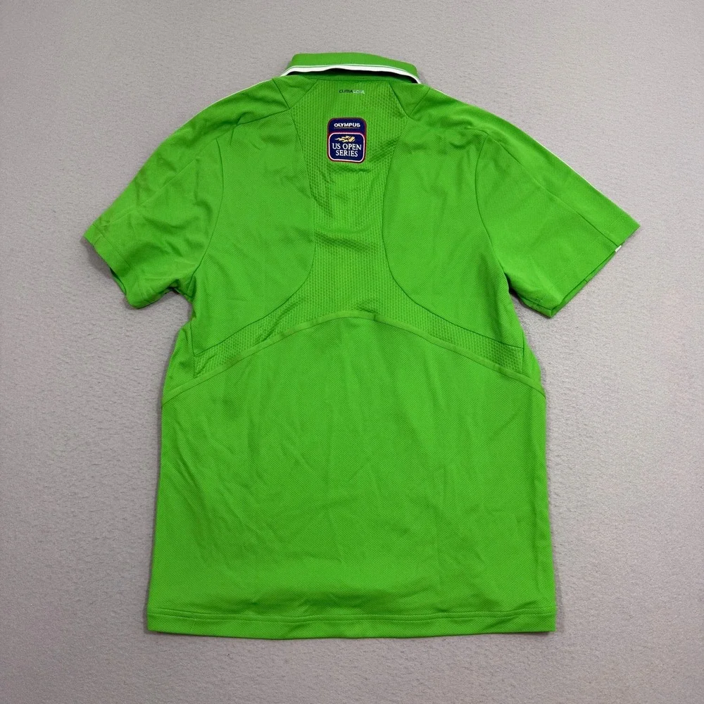 Adidas Western & Southern Open Cincinnati Tennis Polo Shirt Green Mens Small NEW